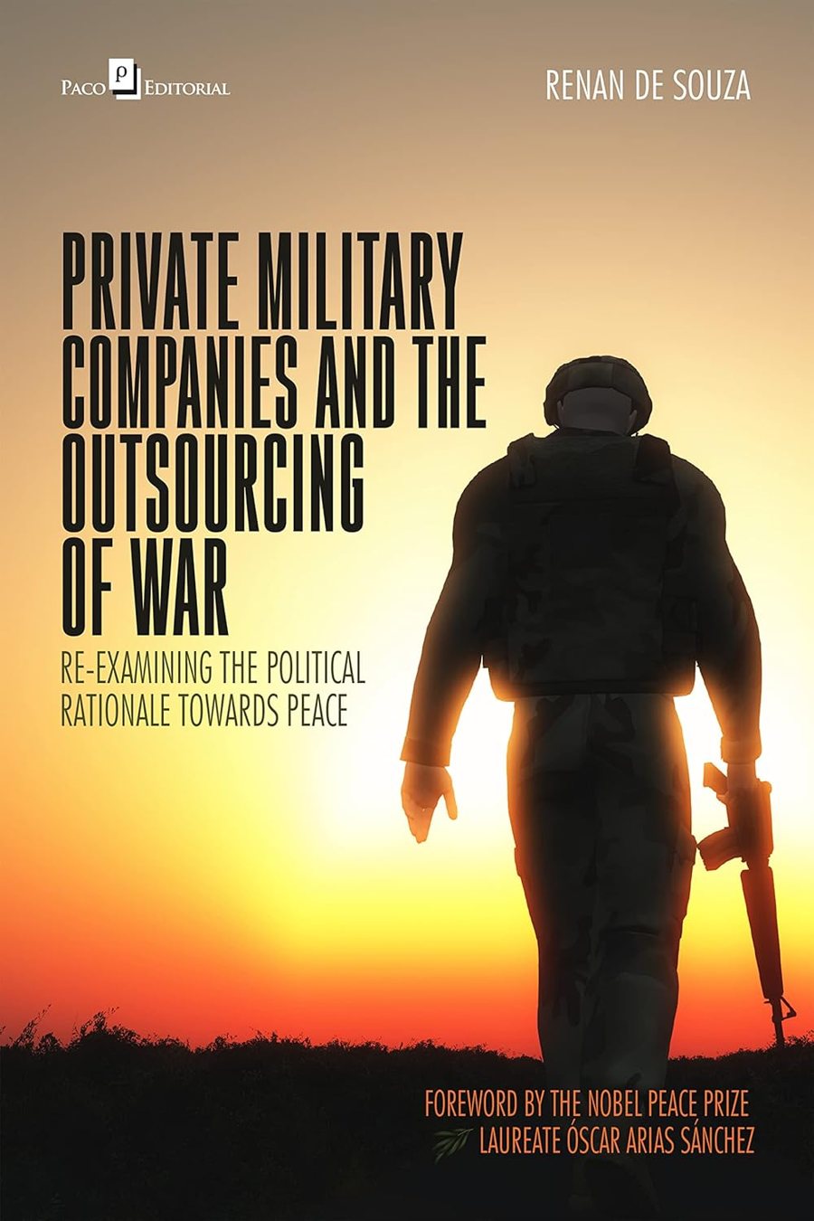 Capa do livro Private Military Companies and the Outsourcing of War, edição em inglês