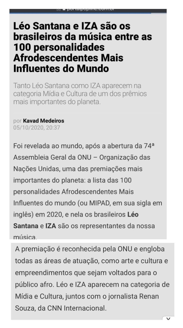Print de matéria de imprensa sobre Renan de Souza